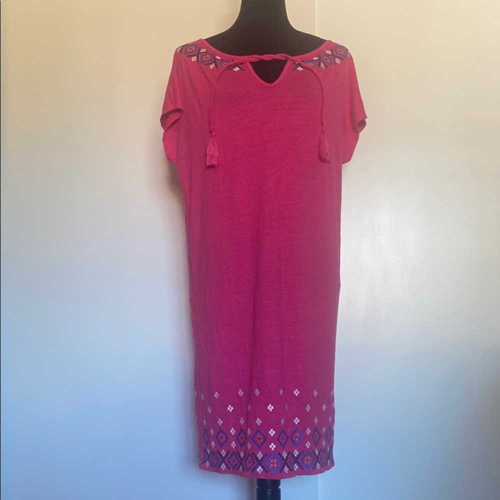 Tommy Bahama Embroidered Pink Coverup